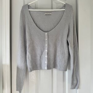 Abercrombie & Fitch Button Sweater
